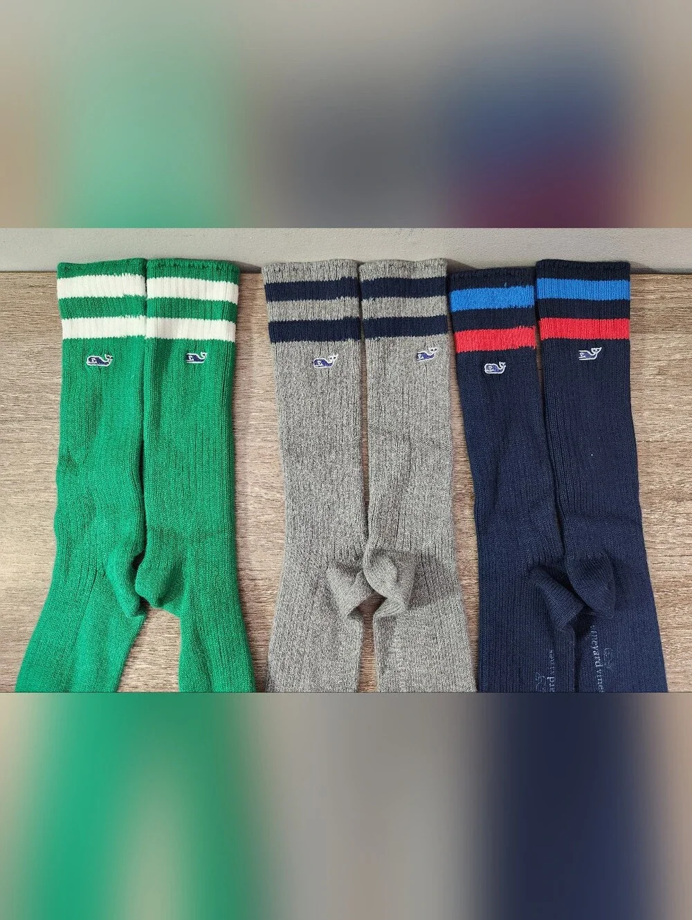 Vineyard Vines Multicolor Socks - Lot Of 3